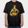 THE KING ART1, Tricou Oversize Barbati (Unisex)