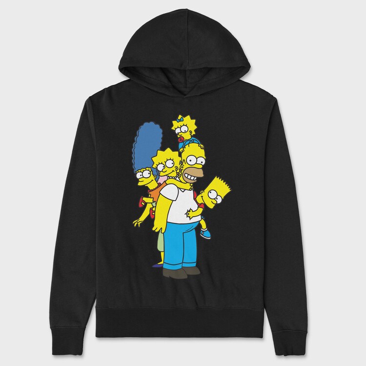 Hanorac Barbati (Unisex), Cartoon Retro the Simpsons 1