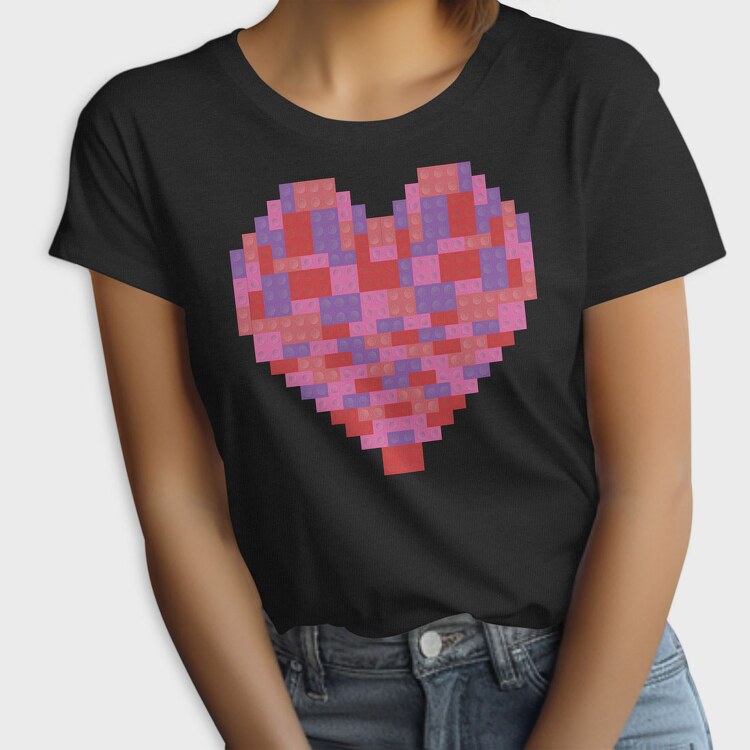 Toy Brick Heart, Tricou Femei