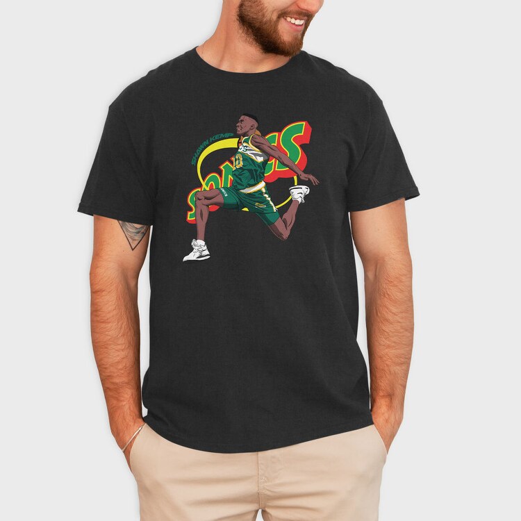 SHAWN KEMP Dunk1, Tricou Barbati (Unisex)