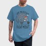 Christmas Angry Cat, Tricou Barbati (Unisex)