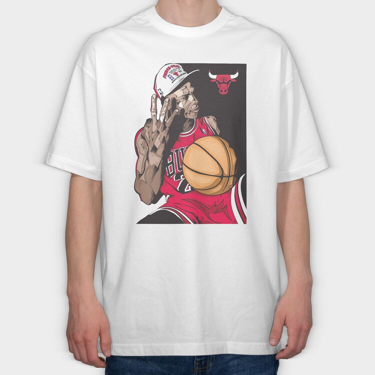 MJ 3 PEAT, Tricou Oversize Barbati (Unisex)