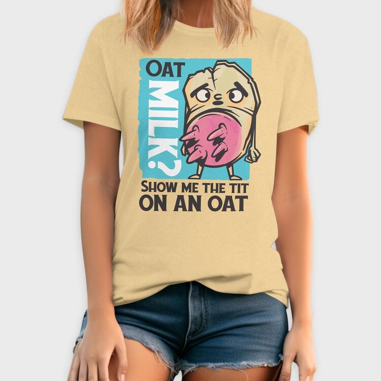 Oatmilk, Tricou Barbati (Unisex)