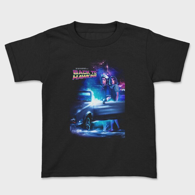 Back To Hawkins Vintage Truck, Tricou Copii