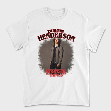 Dustin Halftone Stranger, Tricou Barbati (Unisex)