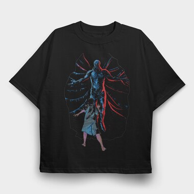 Ice Dancer Halftone, Tricou Oversize Barbati (Unisex)