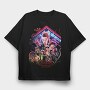 Stranger Things Carnival, Tricou Oversize Barbati (Unisex)