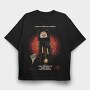 Stranger Things Clock Illustration, Tricou Oversize Barbati (Unisex)