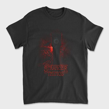 Stranger Things Clock, Tricou Barbati (Unisex)