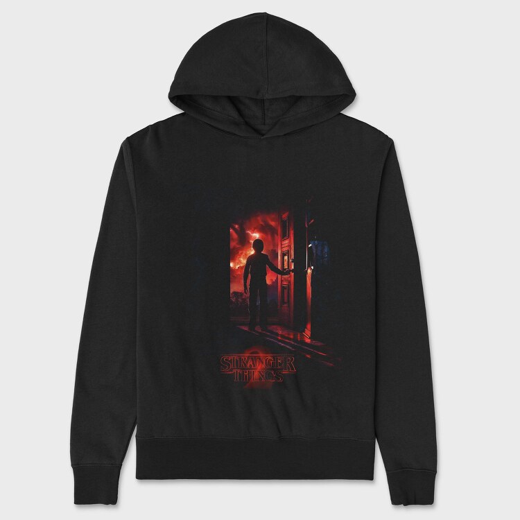 Stranger Things Diner, Hanorac Oversize Barbati (Unisex)