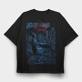 Stranger Things Dog Milk, Tricou Oversize Barbati (Unisex)