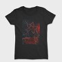 Stranger Things Flower Red, Tricou Femei