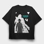 Stranger Things Girl, Tricou Oversize Barbati (Unisex)