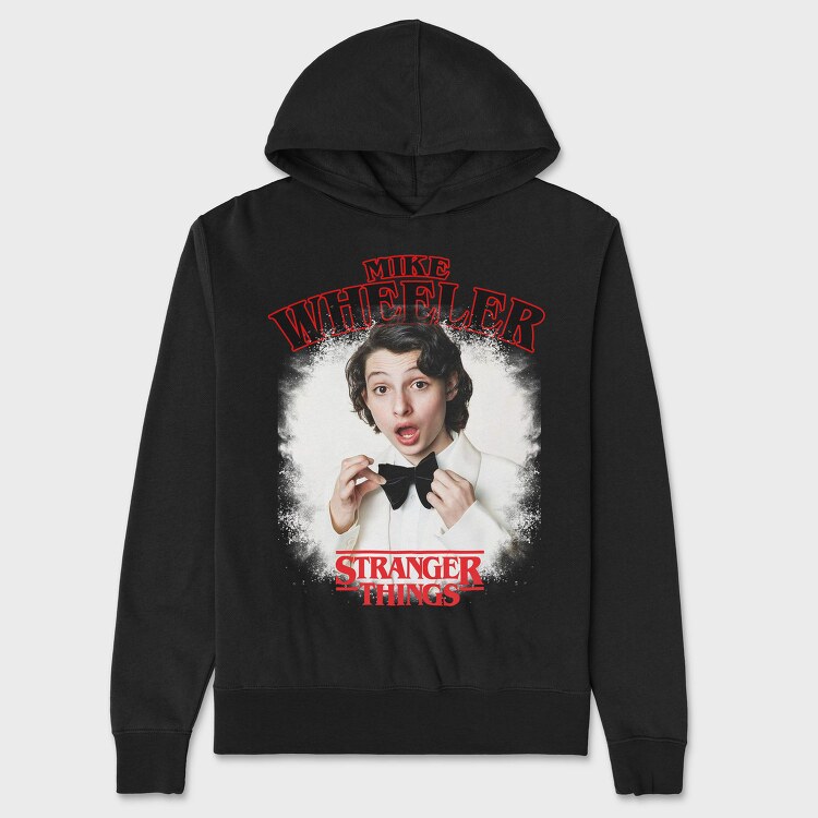 Stranger Things Mike Wheeler, Hanorac Oversize Barbati (Unisex)