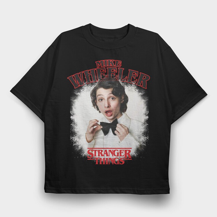 Stranger Things Mike Wheeler, Tricou Oversize Barbati (Unisex)