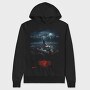 Stranger Things Netflix, Hanorac Oversize Barbati (Unisex)