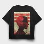 Stranger Things Red, Tricou Oversize Barbati (Unisex)