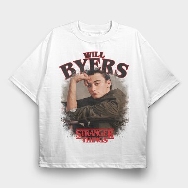 Stranger Things Will Byers, Tricou Oversize Barbati (Unisex)