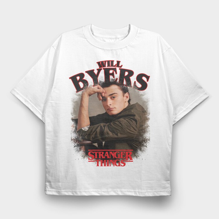 Stranger Things Will Byers, Tricou Oversize Barbati (Unisex)
