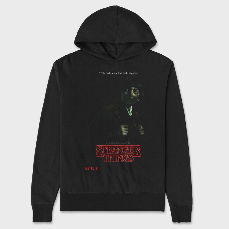 Strangers Things, Hanorac Oversize Barbati (Unisex)