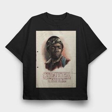 Strangerthings Halftone, Tricou Oversize Barbati (Unisex)