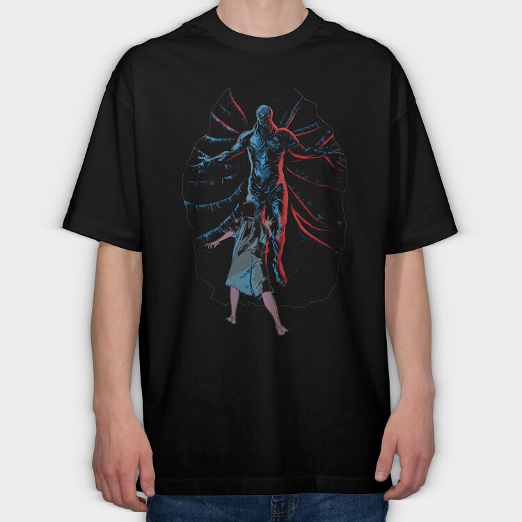 Ice Dancer Halftone, Tricou Oversize Barbati (Unisex)