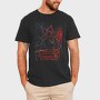 Stranger Things Flower Red, Tricou Barbati (Unisex)