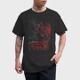 Stranger Things Flower Red, Tricou Barbati (Unisex)