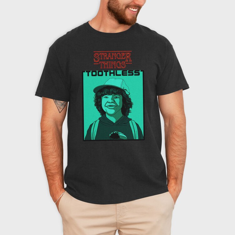 Stranger Things Toothless, Tricou Barbati (Unisex)