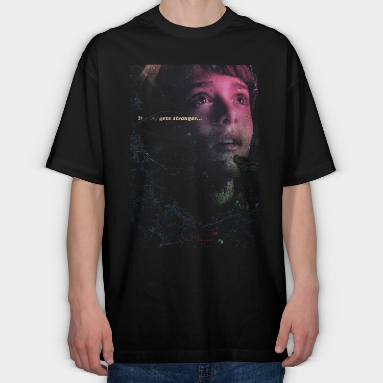 It Gets Stranger, Tricou Oversize Barbati (Unisex)