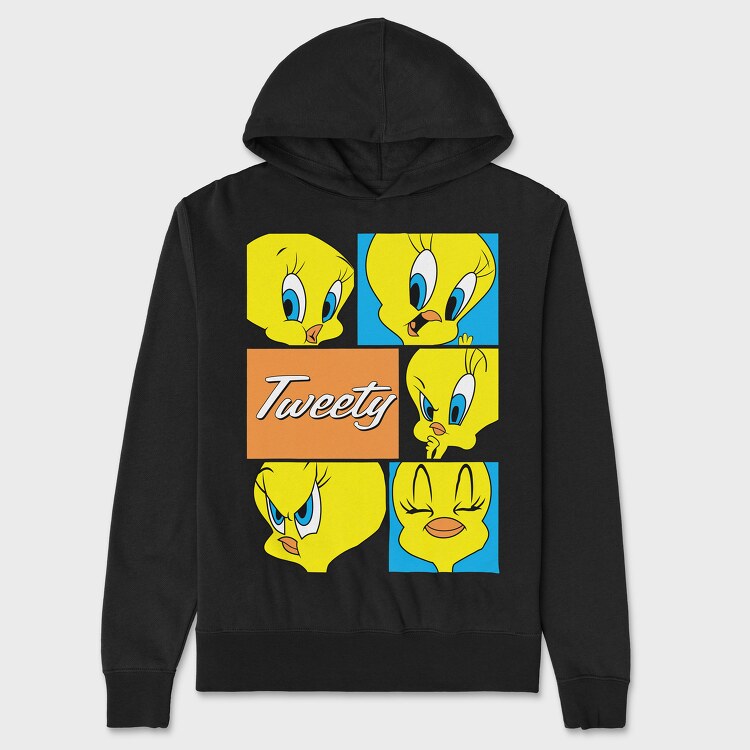 Hanorac Barbati (Unisex), Cartoon Retro Tweety 1