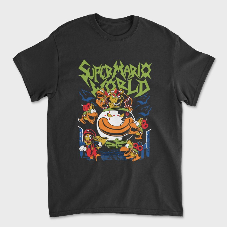 Super Mario World, Tricou Barbati (Unisex)