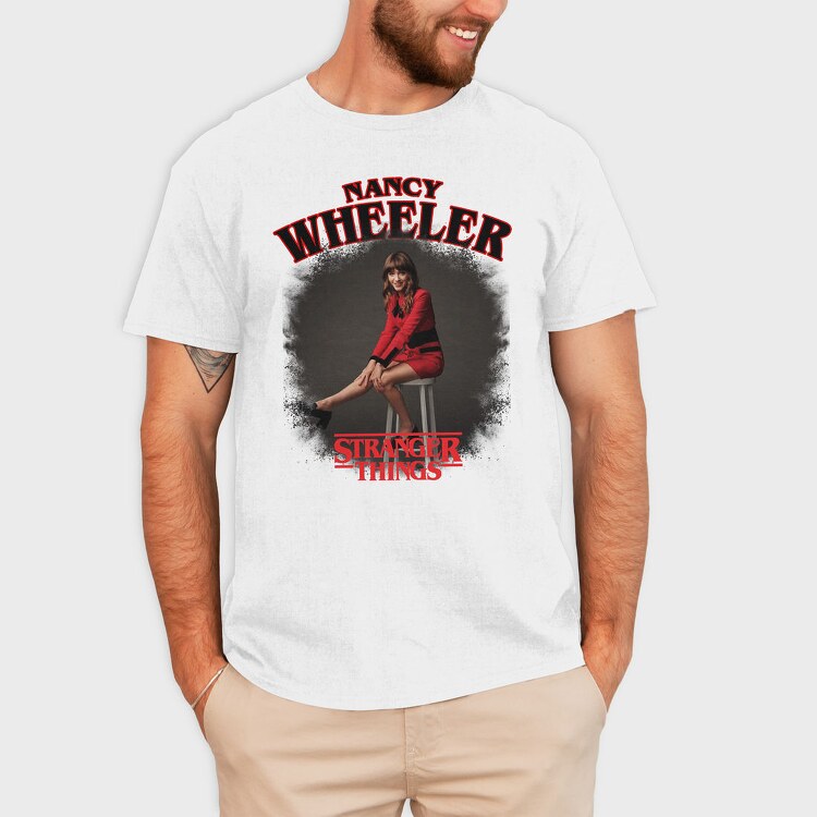 Stranger Things Nancy Wheeler, Tricou Barbati (Unisex)