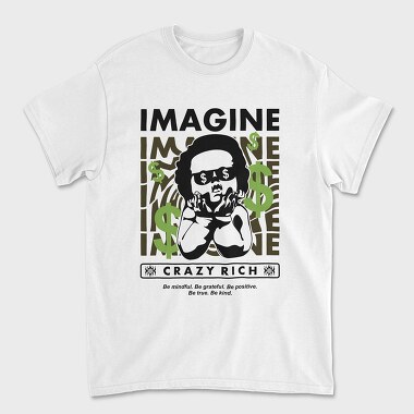 Imagine 2 1, Tricou Barbati (Unisex)