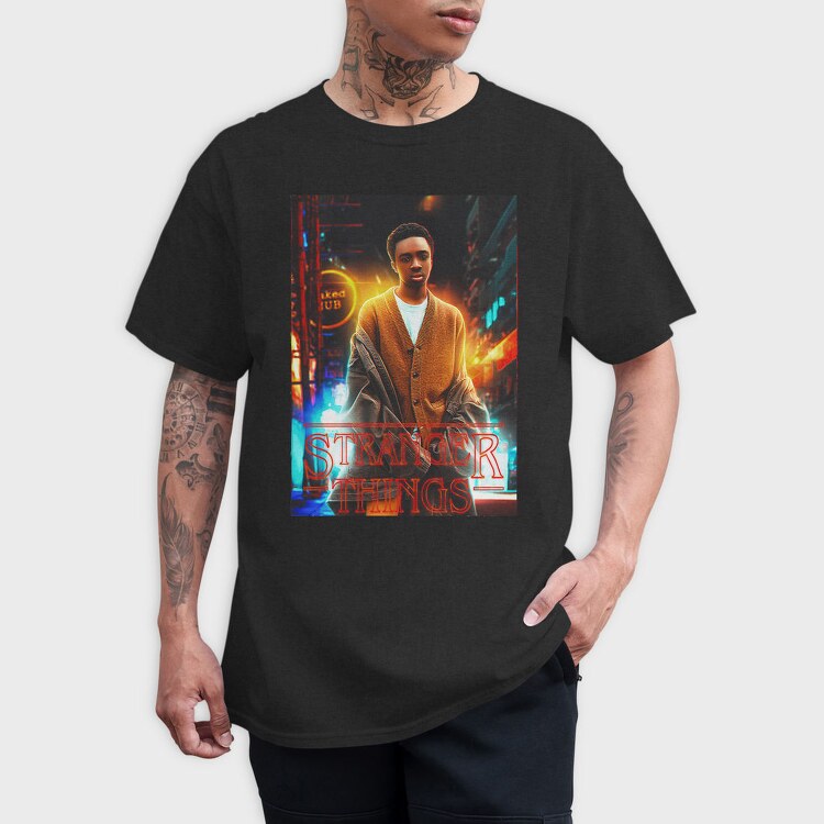 Stranger Things Neon, Tricou Barbati (Unisex)