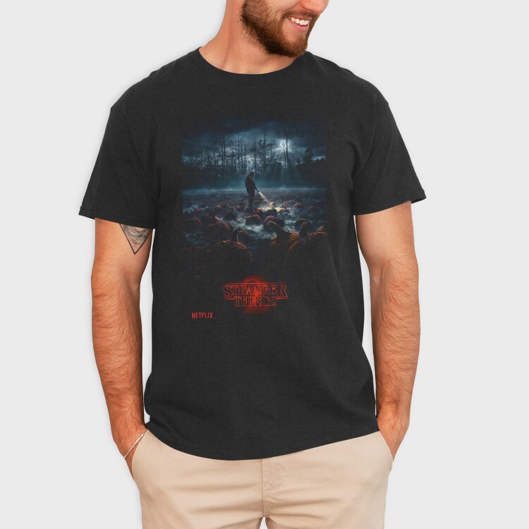 Stranger Things Netflix, Tricou Barbati (Unisex)