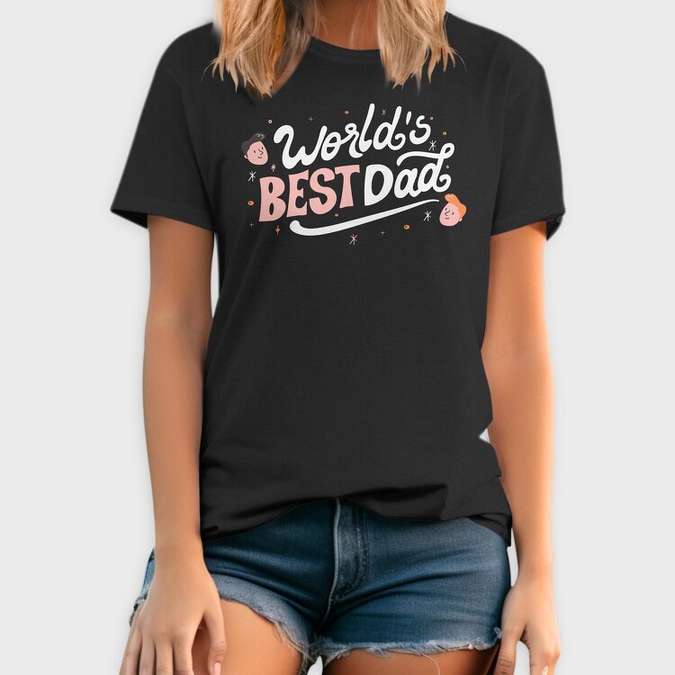 World's Best Dad, Tricou Barbati (Unisex)