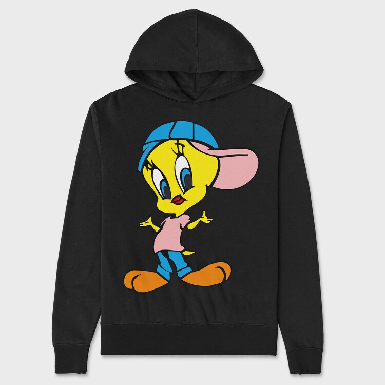 Hanorac Barbati (Unisex), Cartoon Retro Tweety 4