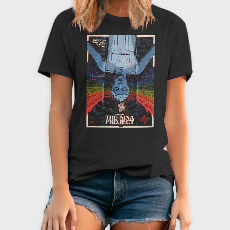Stranger Things Nina Project, Tricou Barbati (Unisex)