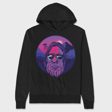 Bigfoot Landscape, Hanorac Oversize Barbati (Unisex)