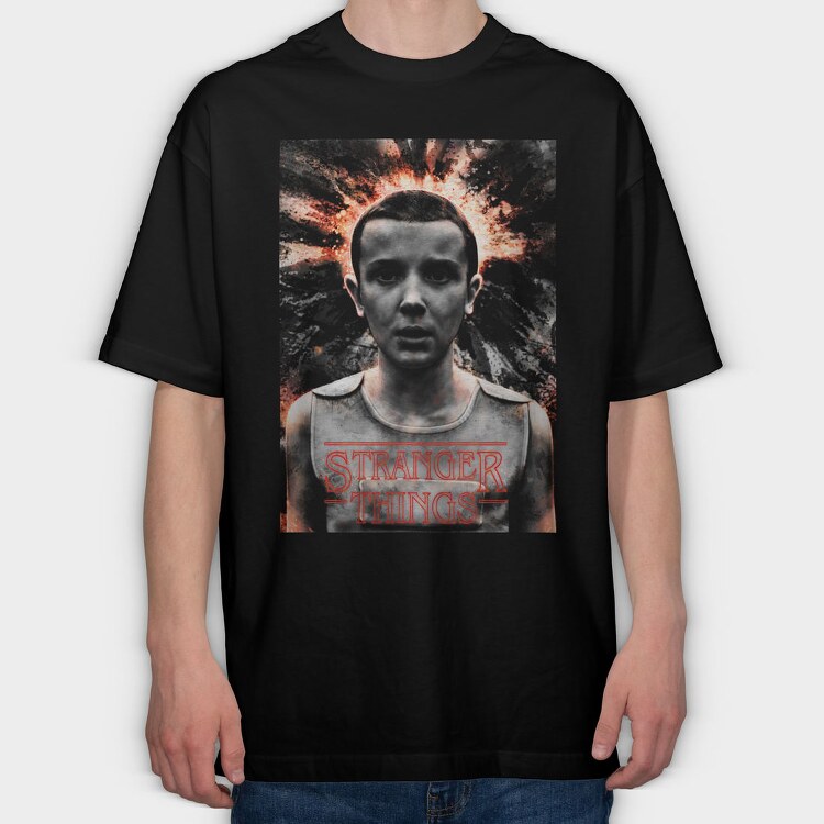 Stranger Things, Tricou Oversize Barbati (Unisex)