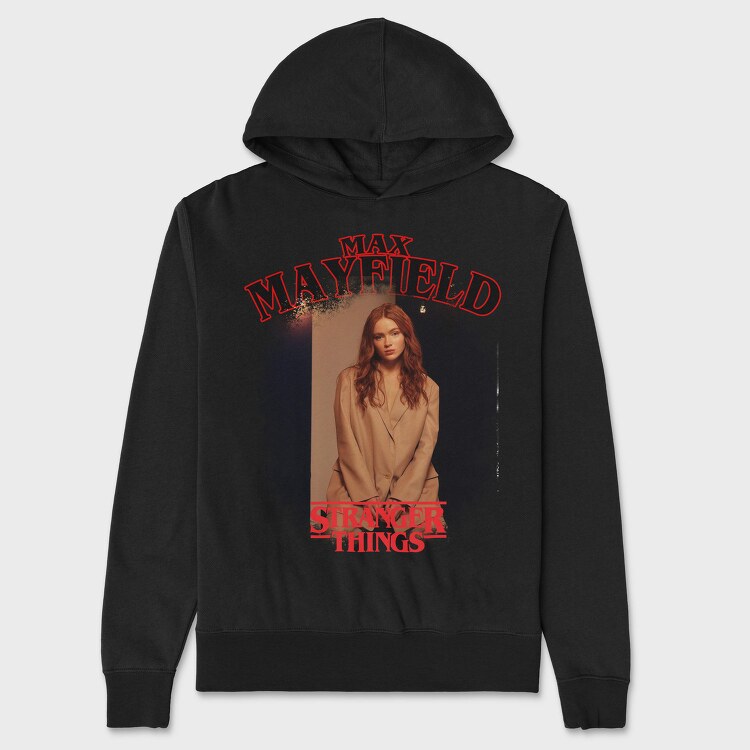 Max Mayfield Stranger Things, Hanorac Oversize Barbati (Unisex)