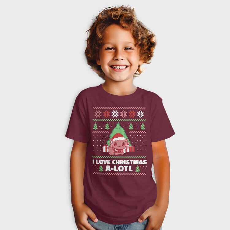 Axolotl Christmas, Tricou Copii
