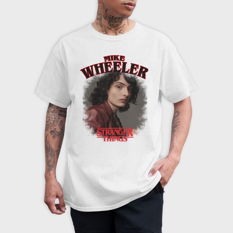 Mike Wheeler Halftone, Tricou Barbati (Unisex)