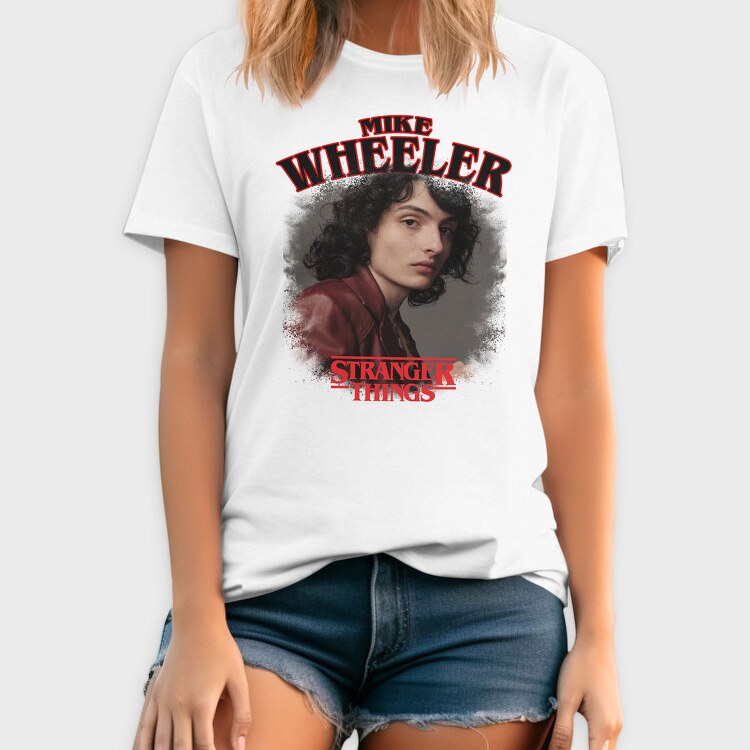 Mike Wheeler Halftone, Tricou Barbati (Unisex)