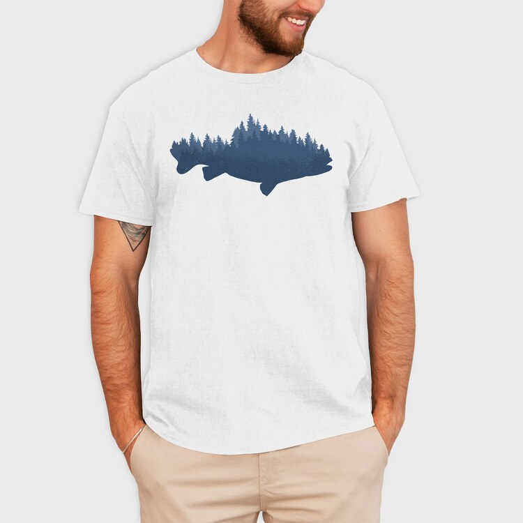 Fish Forest, Tricou Barbati (Unisex)