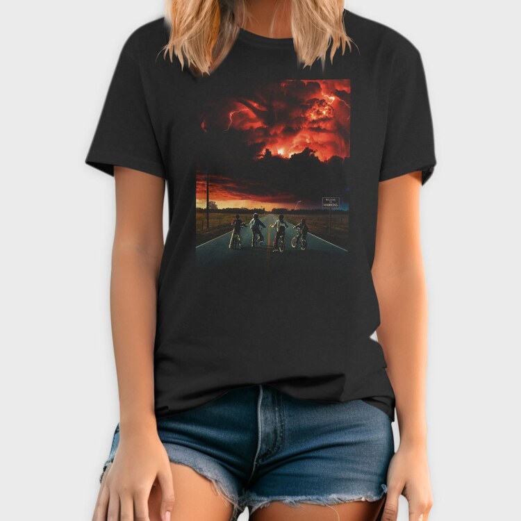 Motorcycle Riders Sunset, Tricou Barbati (Unisex)