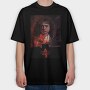 Stranger Things Halftone Boy, Tricou Oversize Barbati (Unisex)