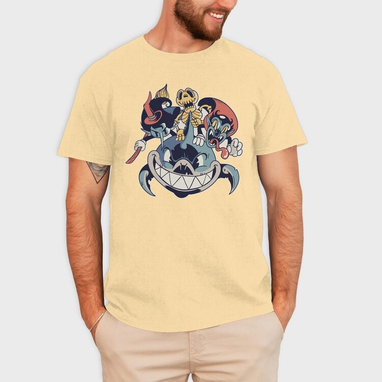 Halloween Cartoons, Tricou Barbati (Unisex)