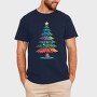 Christmas Tree Color, Tricou Barbati (Unisex)